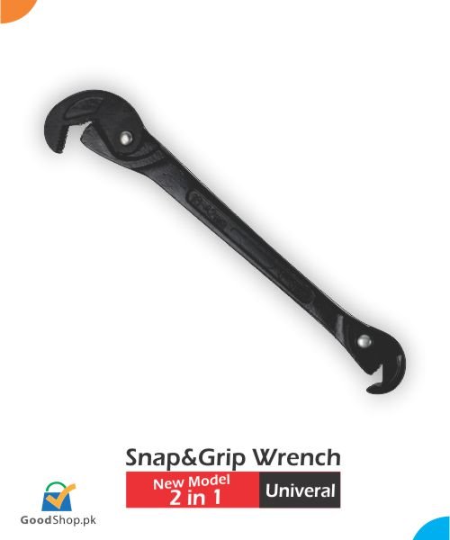 Snap And Grip Universal Wrench Black Color